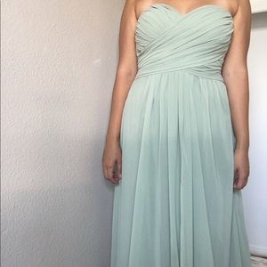 Bill Levkoff - Sage Bridesmaid Dress